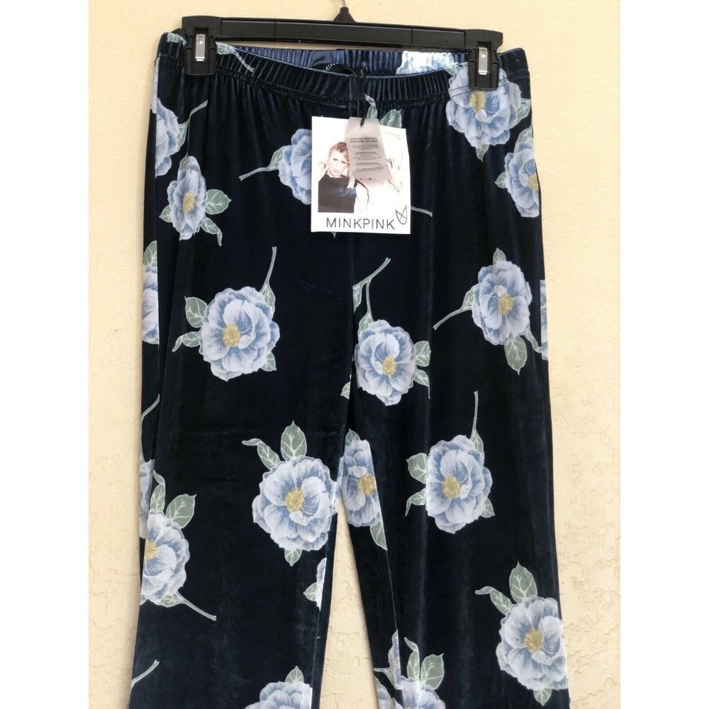 NWT MINKPINK Exotic Blooms Flare Pants - Picture 6 of 12